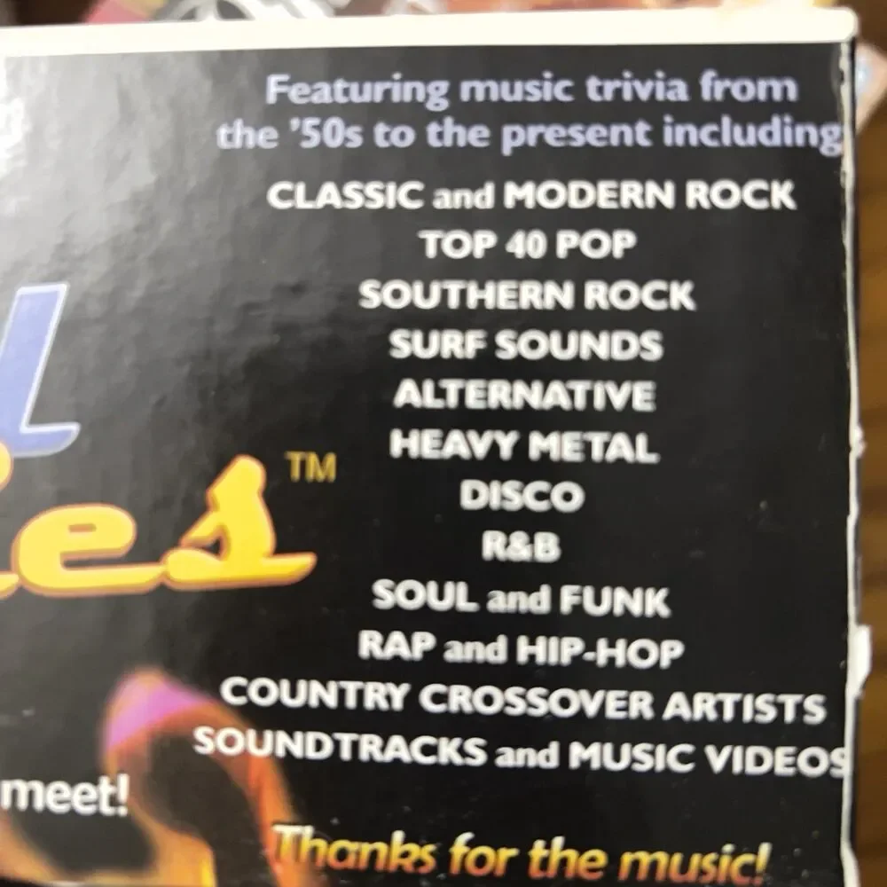 VTG Rock & Roll Triviologies Music Trivia Aleken Complete Board Game 2003
